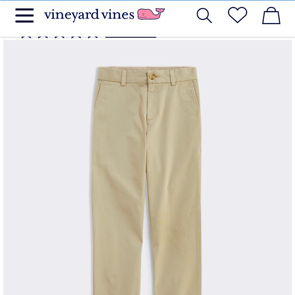 Like new Vineyard Vine chinos. Khaki size 16. Adjustable waist